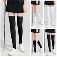 thumbnail image 2 of Sun Sleeves Leg Sleeves Protection Open Heel Cooling Sleeves Stockings for Tennis, 2 of 7
