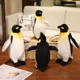 thumbnail image 6 of Cute Fluffy Plush Toy Cute Penguin Plush Toy Real Life Animal Doll Home Decor  Birthday Gifts, 6 of 6