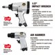 thumbnail image 3 of Kit de Herramientas Neumáticas Tradespro de 71 Piezas con Llave de Impacto, 3 of 7