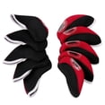 thumbnail image 3 of 10 Pcs Fers de Golf Imperméables Couvre-Chef Clubs de Golf Couvre-Chef Protection Cadeau pour Golfeur Rouge, 3 of 7