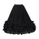 thumbnail image 3 of Enagua para niña, enagua de niña, enagua de crinolina portátil para boda, Negro, 3 of 9
