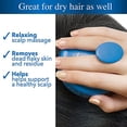 thumbnail image 4 of Nizoral Hair Shampoo Brush with Soft Silicone Scalp Massager Brush Head, for All Hair Types, Deep Cleanses Scalp and Removes Dead Flaky Skin and Residue, Pack of 2, 4 of 5