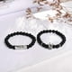 thumbnail image 3 of 2PCs Hombres Pulseras de cuentas de León Cabeza Corona Rey Pulseras para Hombres Mujeres Elastis Negro Onyx Cuentas Protección Pulsera para Hombres Mujeres, 3 of 5