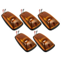 5pcs Top Cab Marker Light Roof Running Lamps Yellow Covers Lens Yellow LED Light for Chevrolet K2500 1998 2000