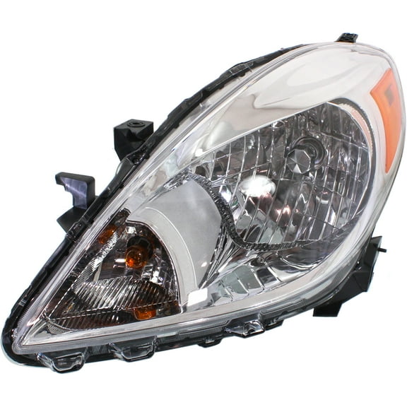 Headlight Compatible With 2012-2014 Nissan Versa Left Driver Halogen With bulb(s)