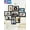 Ink Black, variant on Icona Bay Collage Picture Frames, Multicolored, One 5x7 & Eight 4x6, Bliss Collage Frames