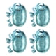 thumbnail image 1 of Cinta de rizado Uxcell para globos, 3/16" 11 yardas, 4 piezas para regalos de Navidad y bodas, azul y azul claro, 1 of 6