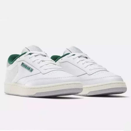Reebok Club C 85 ON SALE TODAY ONLY! Reebok Club C 85 100032970 Sneakers Unisex White Leather Lifestyle Shoes Rhs2632 (White 10)