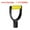 Yellow/Black, variant on Uxcell Shovel D Grip Handle 1-1/4""/32mm Inner Dia. ABS Material Spade Snow Shovel for Digging Raking Tool, Red Black
