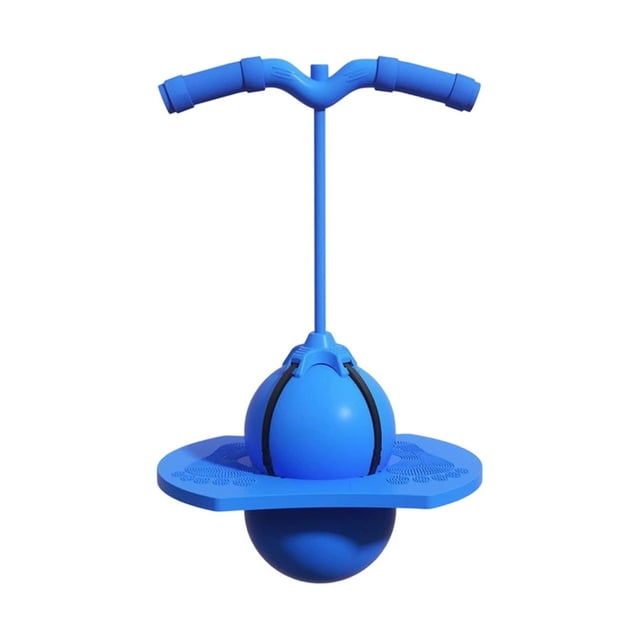 Toys for Adults Bouncing Ball with Handle, Springball Paddle Bounce 100-Count Grip Handle Active Play for Kids Grown-Ups