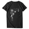 thumbnail image 4 of Up 50% off! T Shirts for Women Cruise Wear for Women 2023 Cute Tshirts Playeras De Mujer Womens Graphic Tees Cow Shirts for Women Orange Shirts for Womentank Tops for Teen Girls(Yb-Black,3X-Large), 4 of 5