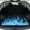 Blue Flames, variant on Chririnla Western Cattle Sunflower Car Trunk Mat Heavy Duty Cargo Liner Cover for Men Car Accessories Rear Trunk Liner for for SUV, Truck, Van-29" x 39"