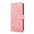 thumbnail image 4 of Compatible pour iphone 6PLUS/7PLUS/8PLUS Étui Portefeuille, Portefeuille à Rabat en Cuir Mandala Floral Embossé avec Dragonne, Antichoc, Protecteur, Fentes pour Cartes de Crédit d'Identité, Support, Étui pour iphone Rose, 4 of 9