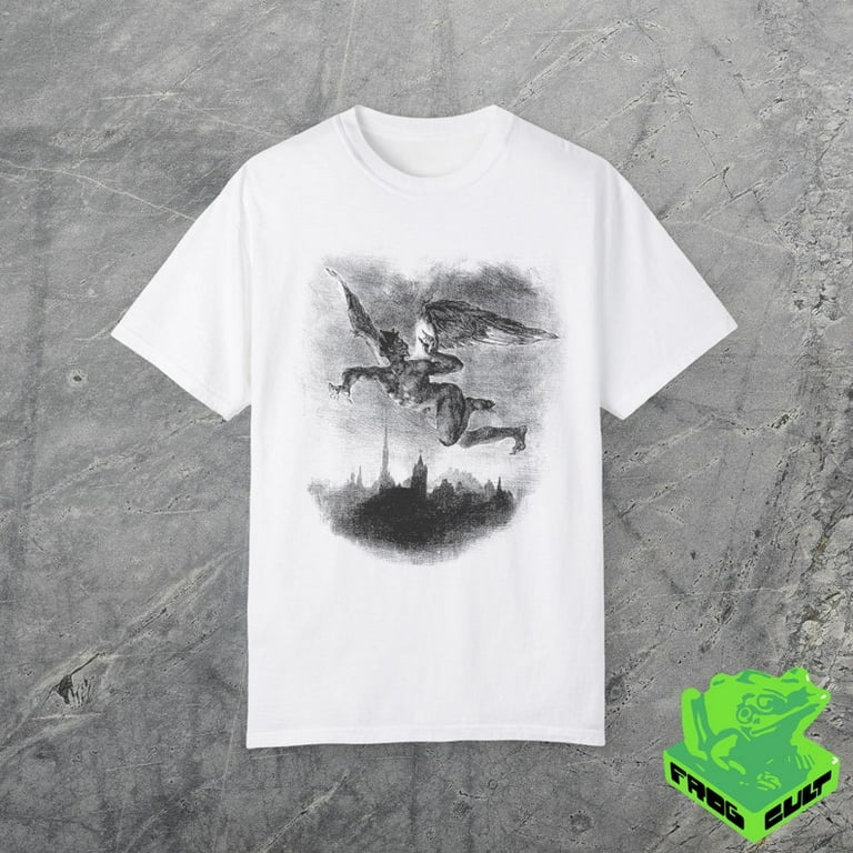 【90~00‘s】dark art tee 90s Vintage Dark Art T-shirt – Mephistopholes 90s Graphic, Dreamy