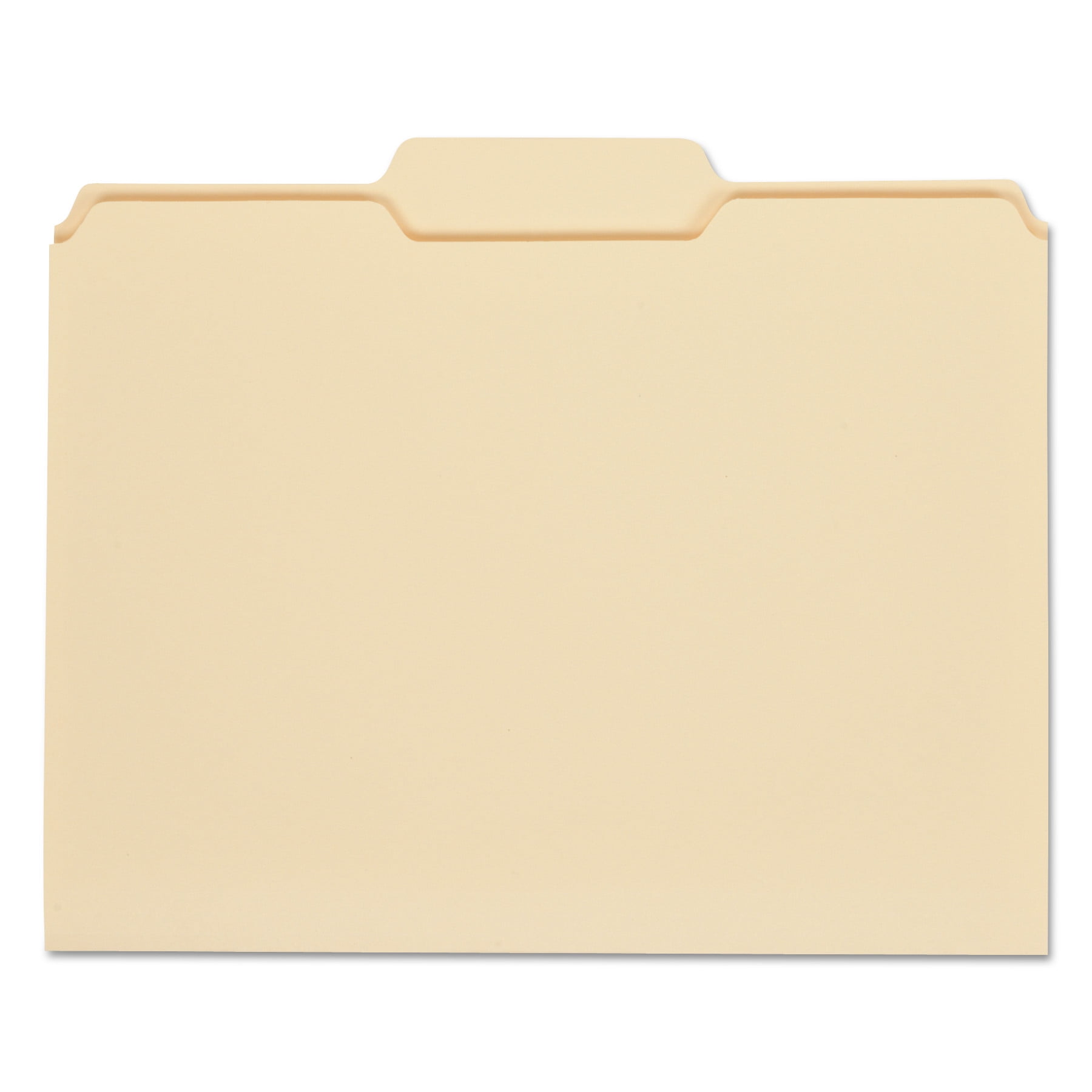 Universal Top Tab Manila File Folders, 1/3Cut Tabs, Center Position