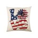 thumbnail image 4 of Funda de almohada de lino patriótico del Día de la Independencia, funda de almohada, combinación de 4 piezas, 50x50cm Wmkox131yii hfskjfh124, 4 of 9