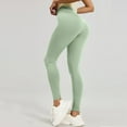 thumbnail image 5 of HAJWOH Workout Leggings for Women Yoga Pants High Waisted Athletic Tights Silky Feel, 5 of 6