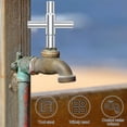 thumbnail image 3 of 4 Pcs Clé à Ressort 4 Voies Outil Multifonction pour Utilitaires d'Eau pour Robinets Valve et Armoire Placard, 3 of 8
