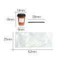 thumbnail image 3 of Cheers.US 1 Set Mini Resin Food Toy Miniature Model Accessories Scene Decoration Mini Fruit Tea Cup Food Toy for Kids, 3 of 8