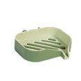thumbnail image 4 of Soap Holder with Soap Tray Wall Hanging for Bathroom Kitchen Bathtub Installation on Smooth Surface Size 13 X 9 X 3 Cm Punch Free Green, 4 of 9