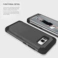 thumbnail image 5 of Phone Case for Samsung Galaxy S8 Hard Cover Shockproof Soft Silicone Bumper Hybrid Three Layer Defender Heavy Duty Protective Cell Accessories Glaxay S 8 8S Edge SM-G950U Cases Women Men Black, 5 of 13