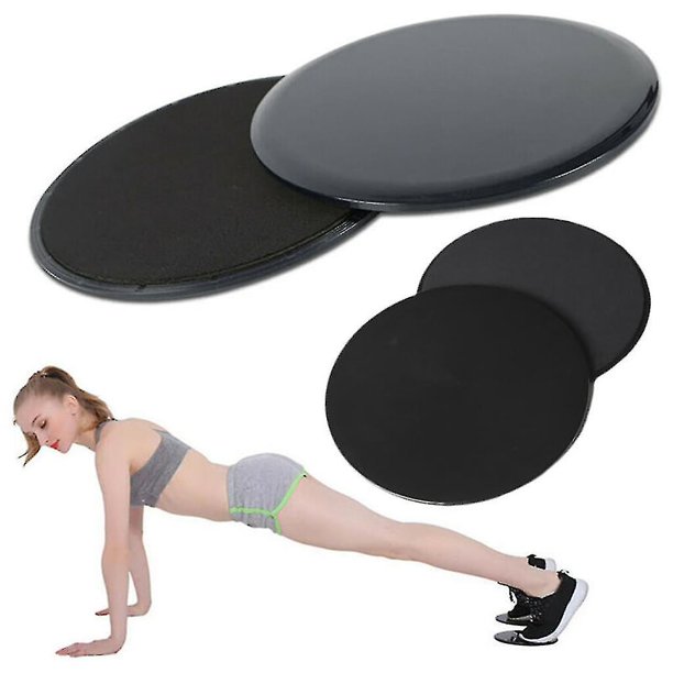 2 uds deslizadores de núcleo deslizante de doble cara para entrenamiento de Fitness en casa