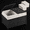 Black-65L-22L*13W*13.8H, variant on Storbasket With Lid Rattan 2 Separate 27.8 Gallon (105 L) 25.2 * 15.4 16.1 Inches Woven Wicker Baskets 2 Liners And Handles For Bedroom Laundry Black