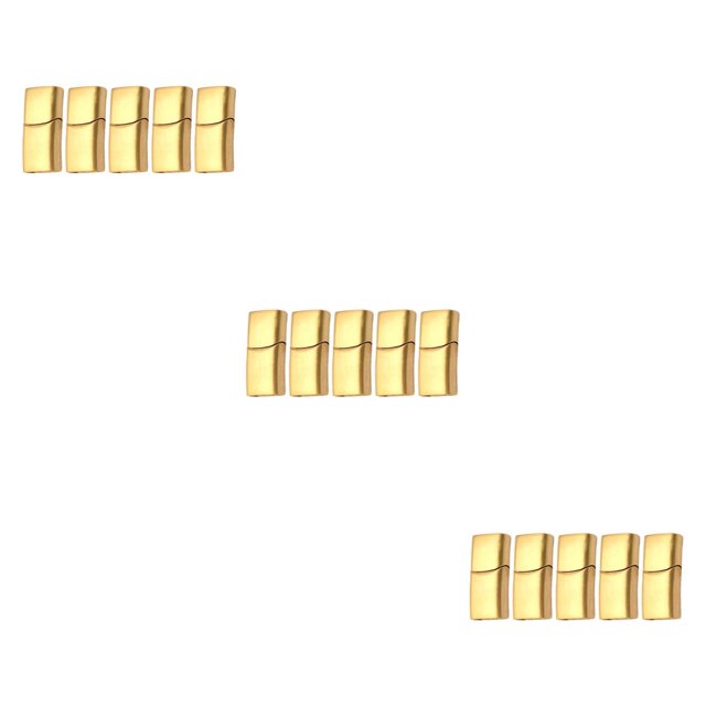 Sonducket 5x Accesorios magnéticos para joyería Cierres Conector Hebilla Dorada L Type1