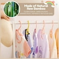 thumbnail image 2 of Kids Clothing Rack with Storage Box, Dress up Rack, Child Garment Rack with Hanging Rods, Small and Foldable, Bamboo (White), 2 of 14