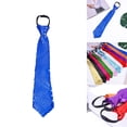 thumbnail image 2 of Shining Sequins Skinny Tie Adjustable Zipper Sparkly Pre-Tied Necktie for Weddings Parties Costume Halloween, 2 of 8