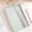 Silver, variant on Horivan 19.5cm Elastic Strap Pen Pencil Pouch with Zipper, Slim Notebook Journal Case for Office Travel