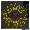 thumbnail image 2 of Craftnamesign Funny Sun Neon Light, Sunshine Wall Sign, Sun Led Sign Home Decor, 2 of 4