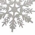 thumbnail image 3 of Bewildely 12 piezas de decoración de copos de nieve de Navidad portátiles para interiores y exteriores, decoración para sala de estar, adorno Kits de decoración para fiestas Blanco crema, 3 of 6