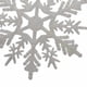 thumbnail image 4 of Naiovety 12 piezas hogar Oficina Hotel al aire libre portátil Navidad copo de nieve decoración Navidad colgante decoración banquete Kits de decoración para fiestas Blanco crema, 4 of 6