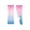 Pink, variant on Ombre Gradient Sheer Curtains Light Filtering Rod Pocket Window Treatment Panels for Living Room Bedroom 52x96in Orange