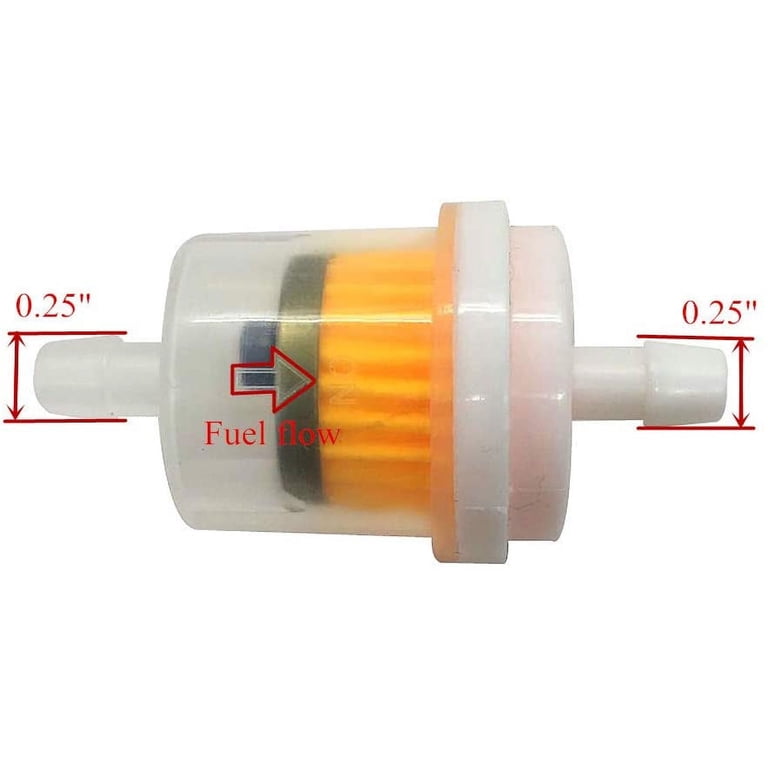 2 X Inline Fuel Filter for Briggs & Stratton 691035 , 493629 - parts bitz