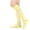 Fluorescence Yellow -BP42, variant on Nestiefly 1PCS Striped Knee High Socks for Women Outdoor Sport Athletic Stripe Casual Cotton Socks Army Green One Size