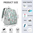 thumbnail image 5 of Bichon Dog Blue Florals Backpack for School,Cute School Bag,Schoolbag with Adjustable Shoulder Straps & Padded Back,15"x11.42"x5.5", 5 of 5
