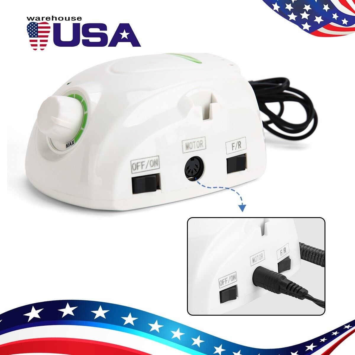Dental Lab Marathon Electric Micromotor Polishing Unit + 35K rpm Motor Handpiece