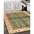 thumbnail image 2 of Ahgly Company Indoor Rectangle Abstract Saddle Brown Oriental Area Rugs, 6' x 9', 2 of 6