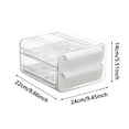 thumbnail image 3 of Egg Storage Container For Refrigerator 24 Capacity Kitchen Organizer With Secure Lid And Easy Carry Handle For Freshness And Space Saving Design Clear Containers 24 Piece Glass Food Storage Clear, 3 of 6