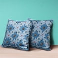 thumbnail image 2 of Sun Flowers Indoor/Outdoor Pillow with Removable Cover in Gray Blue20x20, 2 of 6