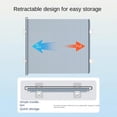 thumbnail image 4 of Retractable Gate Indoor | Kids Door | Stairs Mesh Gate,for Indoor Home Staircase Hallway Terrace Porch Kitten Puppy Dogs Cats(Q), 4 of 6
