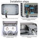 thumbnail image 5 of Toma de corriente doble impermeable con interruptor independiente, toma de corriente exterior IP66 con cubierta protectora, toma de pared impermeable, 5 of 5