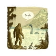 thumbnail image 2 of Men's Funny Bigfoot Sasquatch Loch Ness Monster introvert Bruh T-Shirt, 2 of 6