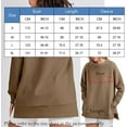 thumbnail image 3 of GZhLonKiMa Womens Crew Neck Sweatshirts Long Sleeve Side Zipper Pullover Ribbed Fall Sweathshirts for Women Trendy, 3 of 3
