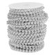 thumbnail image 1 of Rollo de 25 m de alambre de perlas galvanizadas para decoración de bodas, 6 mm (plateado)., 1 of 11