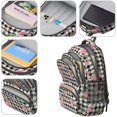 thumbnail image 4 of Pioneer Flower Floral Print Pattern Backpack for School, Cute School Bag with Adjustable Shoulder Straps and Padded Back, 16.9"x12.6"x5.9", 4 of 5