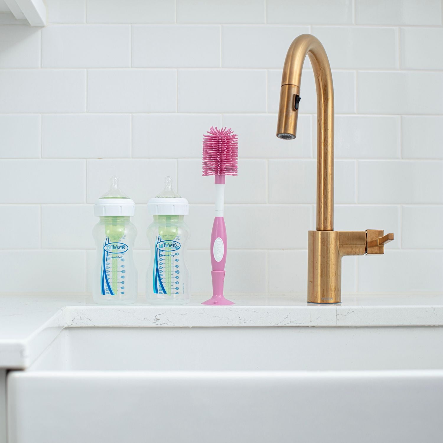 Brosse à biberon doux au toucher de Dr. Brown's