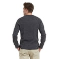 thumbnail image 2 of Grayers Men's Thermal Waffle Long Sleeve Crew Neck Shirt (Charcoal, XXL), 2 of 4